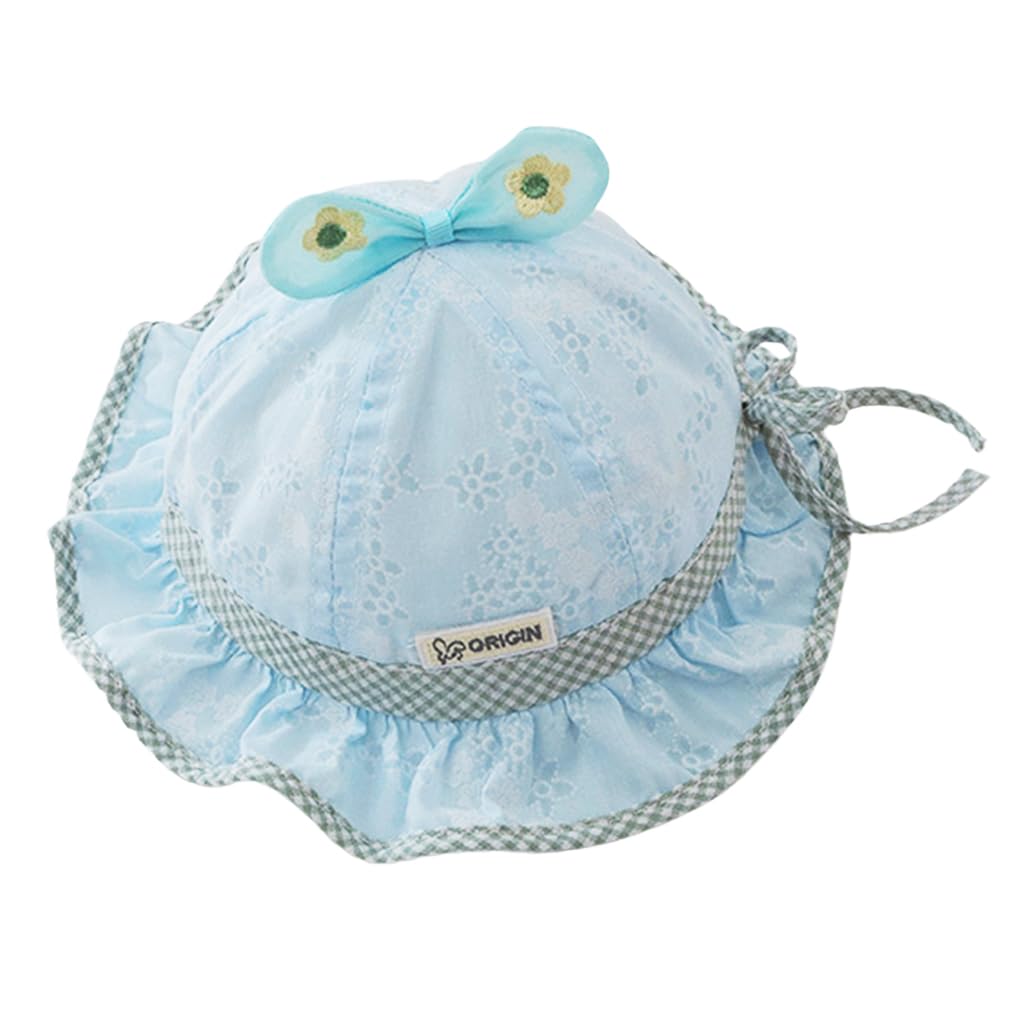 SNOWIE SOFT Baby Cap For Girls Breathable Cotton Sun Cap Bucket Hat Cute Cap for Baby Girl 6-12 Months Birthday Gift SNOWIE SOFT Baby Cap For Girls Breathable Cotton Sun Cap Bucket Hat Cute Cap for Baby Girl 6-12 Months Birthday Gift